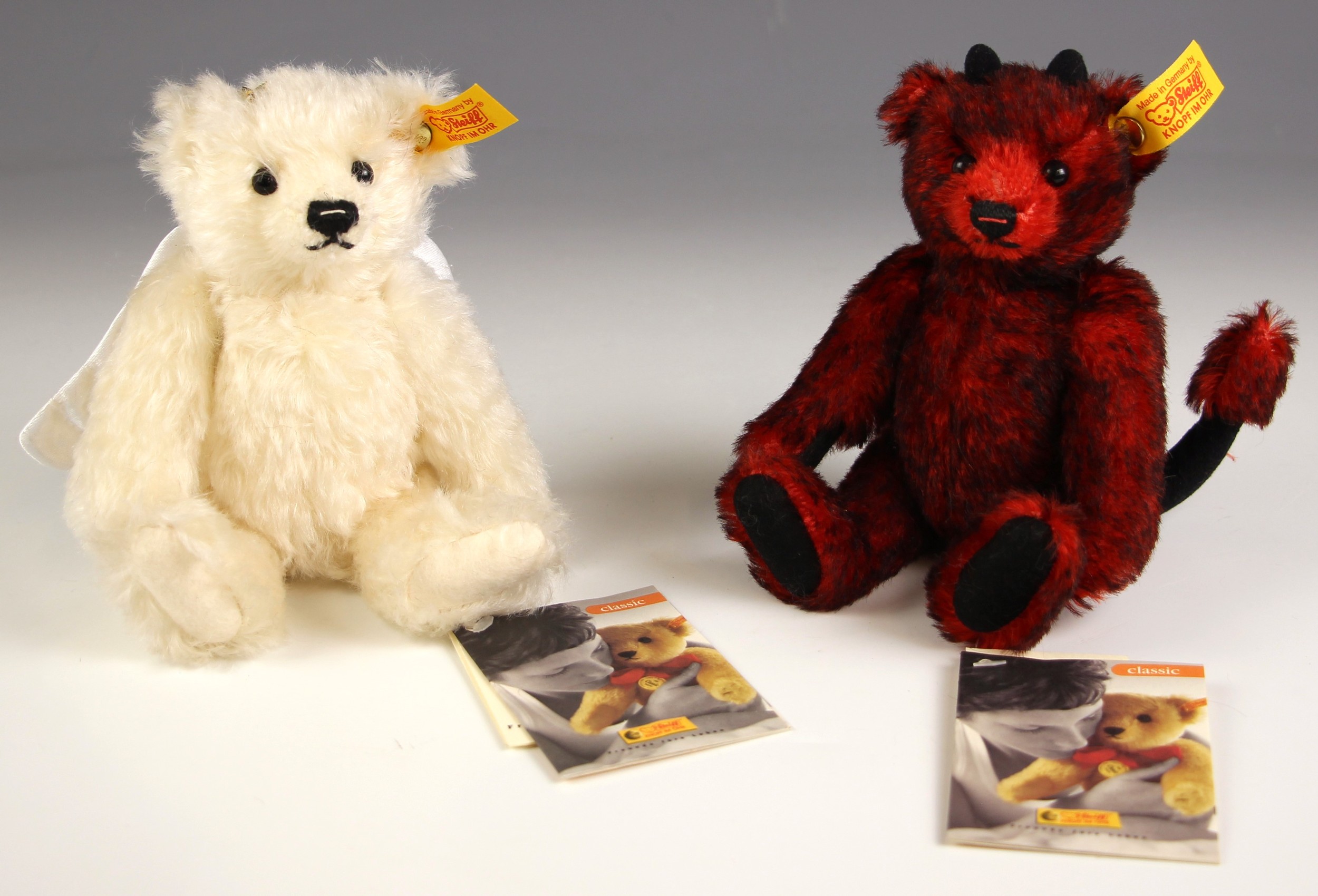 A Steiff 028595 'Little Devil' teddy bear, swing tags