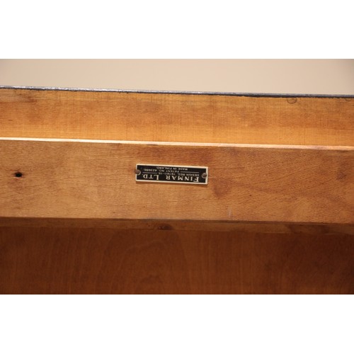 773A - Alvar Aalto (1898-1976) for Finmar, a 1930's birch and ply side table, the laminated top with origin... 