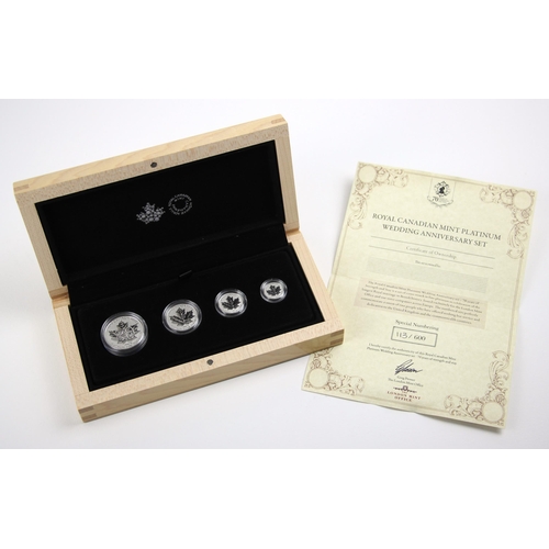 143 - Elizabeth II (1952-2022) The Royal Canadian Platinum Wedding Anniversary Prestige Set, 2017, proof, ... 