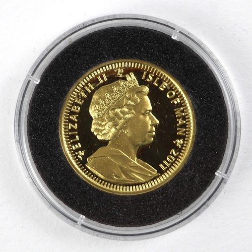 7 - Elizabeth II (1952-2022) 1/2 oz angel, 2011, proof, Isle of Man, St Michael reverse, encapsulated an... 