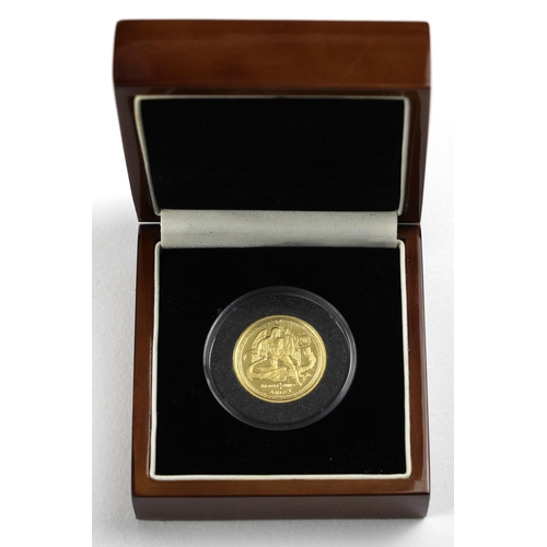 7 - Elizabeth II (1952-2022) 1/2 oz angel, 2011, proof, Isle of Man, St Michael reverse, encapsulated an... 