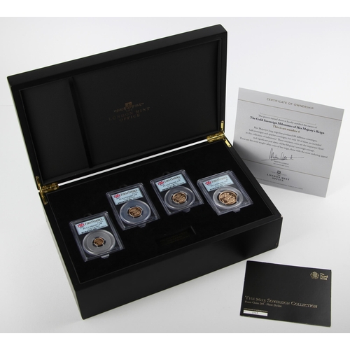 104 - Elizabeth II (1952-2022), The 2013 Sovereign Collection Four Coin Set, Proof, First Strike, 2013, co... 