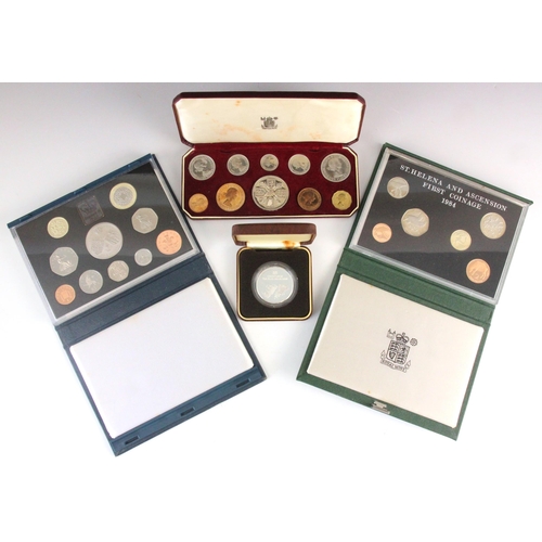 166 - Elizabeth (1952-2022), 1953 Coronation Specimen Set, Proof, within fitted case, with a St Helena and... 