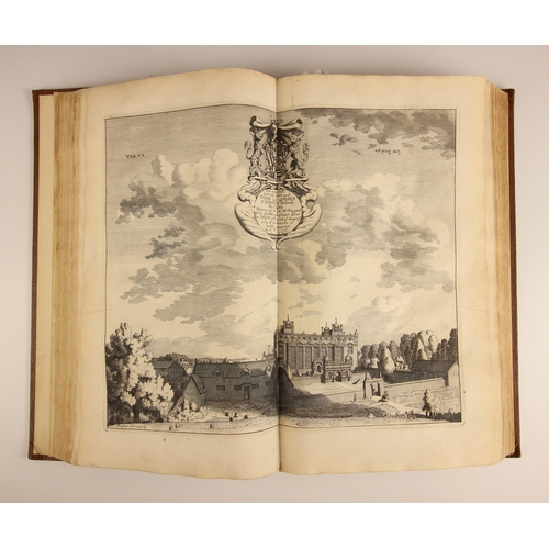 221 - Plot (Robert), THE NATURAL HISTORY OF STAFFORD-SHIRE, first edition, later full leather with origina... 