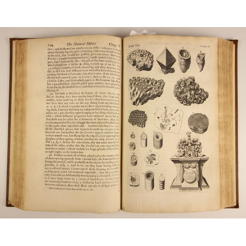 221 - Plot (Robert), THE NATURAL HISTORY OF STAFFORD-SHIRE, first edition, later full leather with origina... 