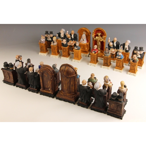 343 - Harry Everington (British, 1929-2000), 'The Old Bailey’ chess set, one of three made by the artist i... 