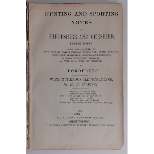 217 - MISS EVELYN MASSEY'S HUNTING CARICATURES 1894-1898, centenary edition, un-numbered from an edition o... 