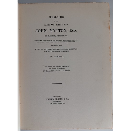 217 - MISS EVELYN MASSEY'S HUNTING CARICATURES 1894-1898, centenary edition, un-numbered from an edition o... 