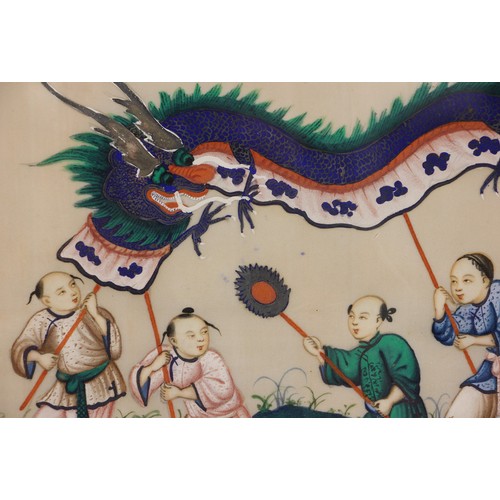 330 - Chinese School (19th century), 
A set of ten gouache on pith paper paintings, 
Depicting scenes of C... 