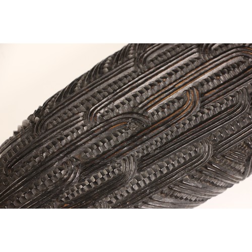 353 - A Maori Wakahuia or feather box, 19th century, North Island, New Zealand, the box and cover carved a... 