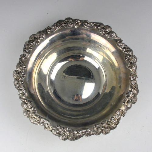 6 - An early 20th century American Tiffany and Co silver bowl, import marks for Albert William Feavearye... 