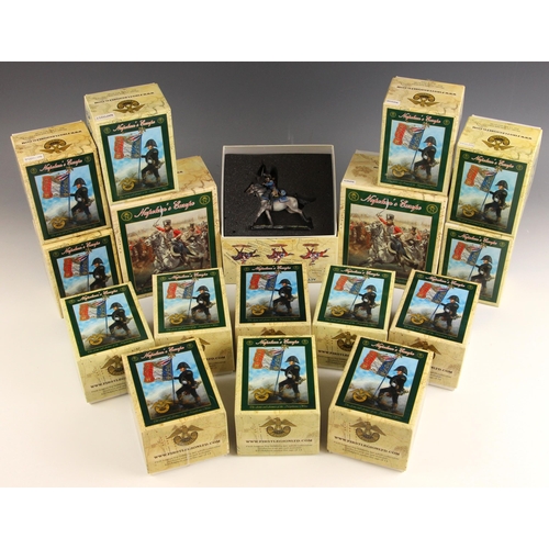 579 - Seventeen First Legion ‘Napoleon’s Europe’ 54mm hand painted model soldiers, comprising set numbers ... 