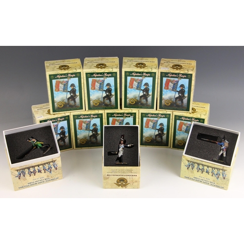 583 - Twelve First Legion ‘Napoleon’s Europe’ 54mm hand painted model soldiers, comprising set numbers NAP... 