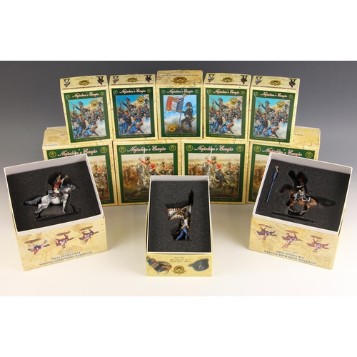 585 - Twelve First Legion ‘Napoleon’s Europe’ 54mm hand painted model soldiers, comprising set numbers NAP... 