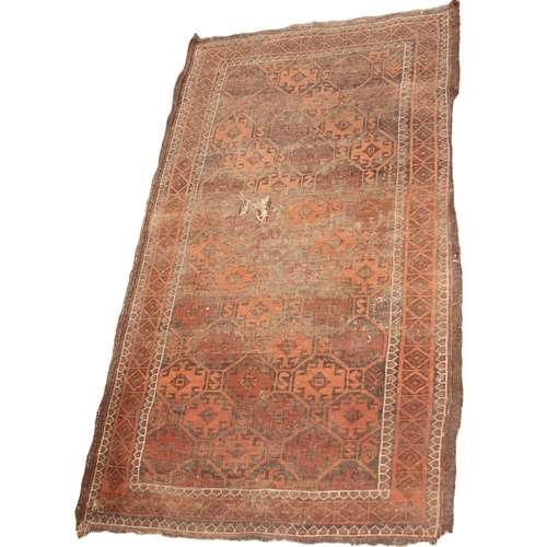 638 - A fine knotted Ottoman empire Turkish prayer rug, woven with kurk wool/silk and decorated with a sus... 