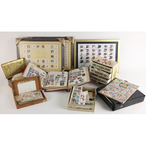 621 - An accumulation of GB and world stamps and covers etc, comprising albums, pages, stamps in boxes/pac... 