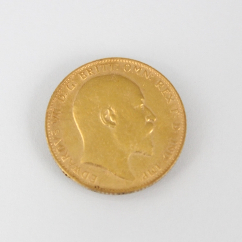 254 - An Edward VII full sovereign, dated 1906, 8gms