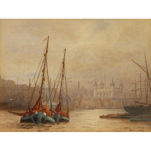 478 - Frederick Edward Joseph Goff (British, 1855-1931),  
'Tower Of London',  
Watercolour on paper,  
Si... 