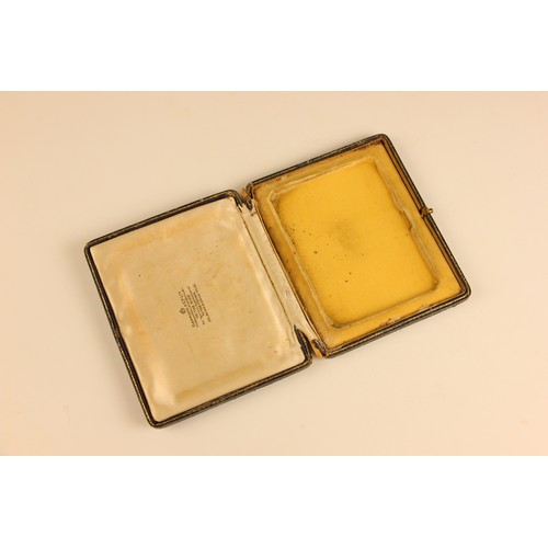 122 - ROYAL INTEREST - A George VI silver cigarette case, Garrard & Co Ltd, London 1937, by repute owned b... 