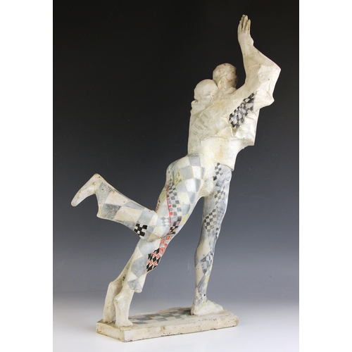 150 - John W Mills (1933-2023),  
Maquette for 'Harlequin & Columbine', right arms raised,    
Embellished... 