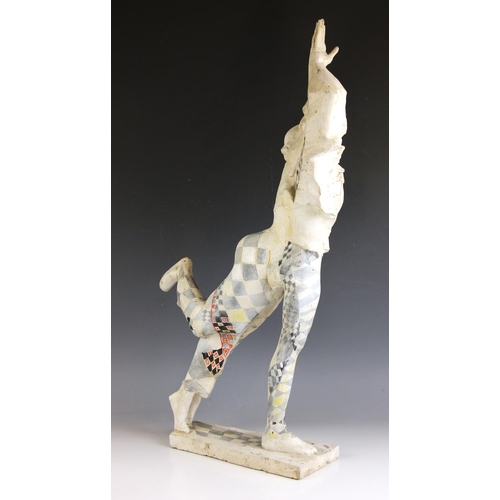 150 - John W Mills (1933-2023),  
Maquette for 'Harlequin & Columbine', right arms raised,    
Embellished... 