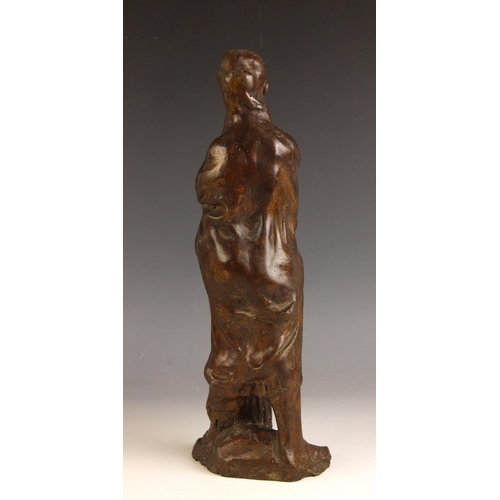 166 - John W. Mills (1933-2023),  
Madonna and child,  
Patinated bronze, freestanding,  
35cm high overal... 