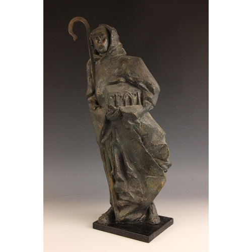 170 - John W. Mills (1933-2023),  
St Bernard of Clairvaux, maquette for the statue at Margam Abbey,  
Pat... 