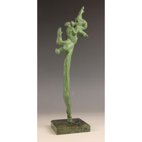 3 - John W Mills (1933-2023),   
‘Somersault and Entry’, diver in motion (multiple figures #1),   
Patin... 