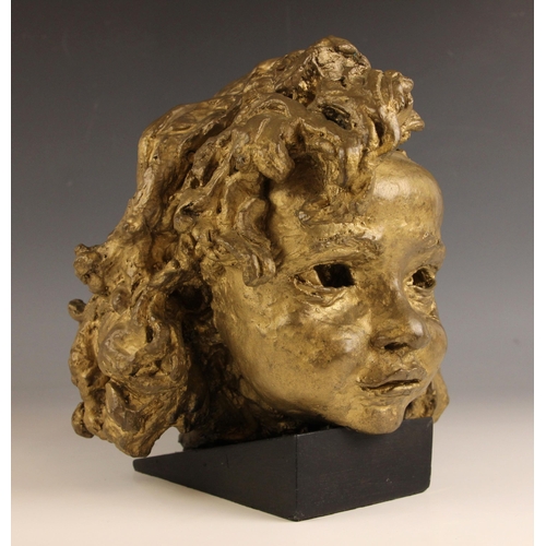 530 - Sir Jacob Epstein (British, 1880-1959),  
Head, a young girl, believed to be the artist's daughter P... 