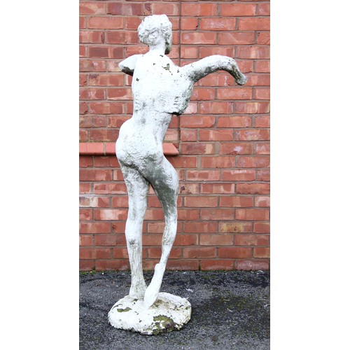 59A - John W Mills (1933-2023),   
Dancer – stylised female figure with distorted limbs,     
Painted resi... 