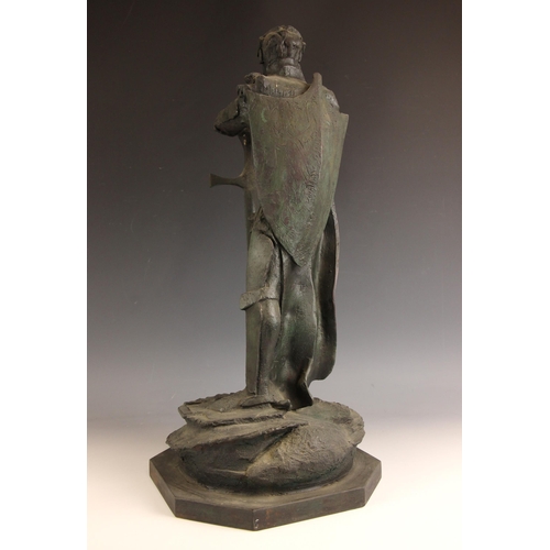 156 - John W Mills (1933-2023),  
'St George', maquette for the statue commissioned by James Sherwood for ... 