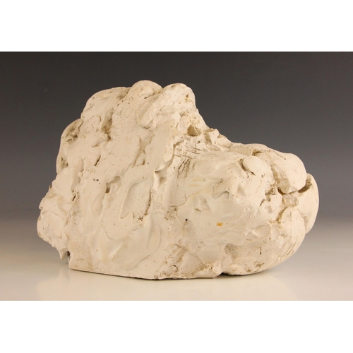 466 - John W. Mills (1933-2023),   
Head, lion,  
Plaster, freestanding,   
19cm high overall