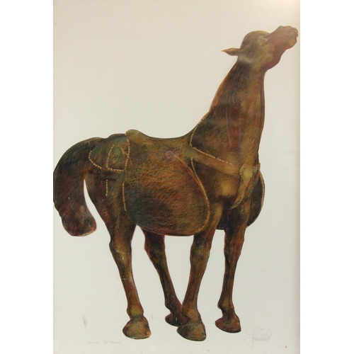 487 - John W. Mills (1933-2023),  
Study of a horse, 
'Chinese reference', possibly a study for 'Chinese D... 