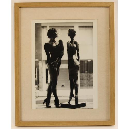 536 - Michael Ward (1929-2011) 
'Elizabeth Seal with Irma La Douce Bronze'  Photograph, 
Circa 1977,  
39 ... 