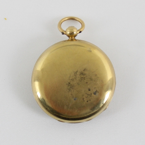 144 - An early 19th century 18ct ladies pocket watch, stamped ‘Tupman, Grt Russell Strt, Bloomsbury, 1797’... 