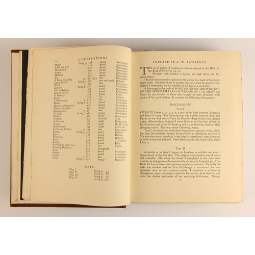 404 - Lawrence (T. E.), SEVEN PILLARS OF WISDOM, first trade edition, first printing with printing error i... 