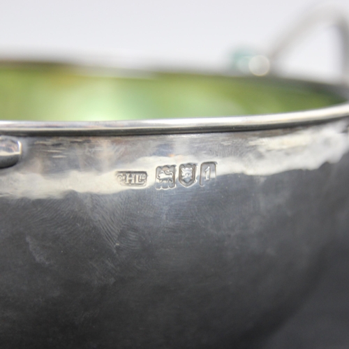 43 - A Guild of Handicraft Edwardian silver porringer, London 1906, possibly by Charles Robert Ashbee, th... 