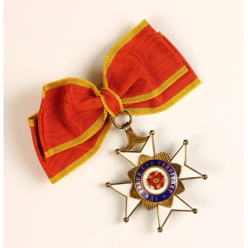 415 - A Princely House Order Of The Honour Cross, Lippe-Detmold Principality, probably late 19th century, ... 