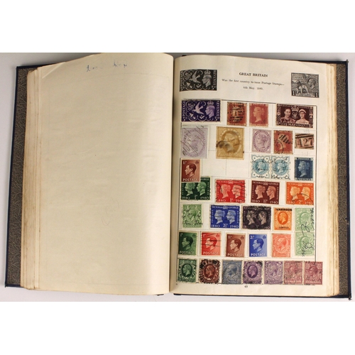 398 - An accumulation of stamps in old albums, to include a good range of material for Europe, Scandinavia... 