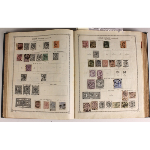 398 - An accumulation of stamps in old albums, to include a good range of material for Europe, Scandinavia... 