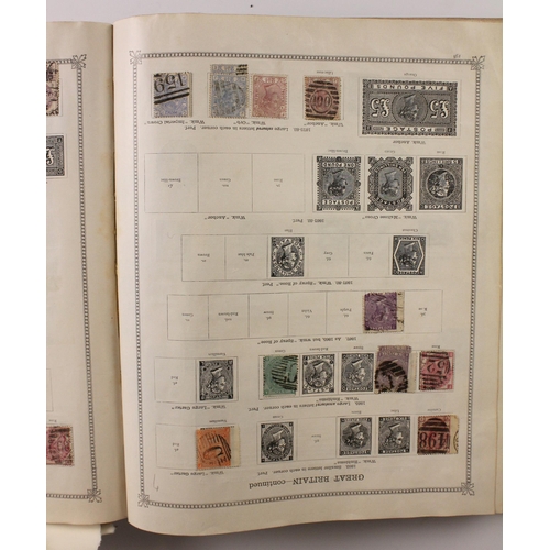 398 - An accumulation of stamps in old albums, to include a good range of material for Europe, Scandinavia... 