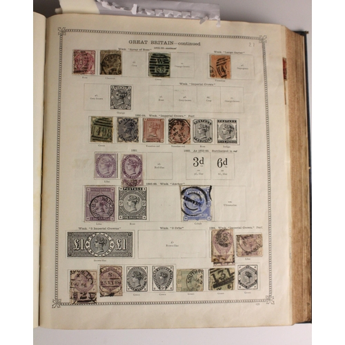 398 - An accumulation of stamps in old albums, to include a good range of material for Europe, Scandinavia... 