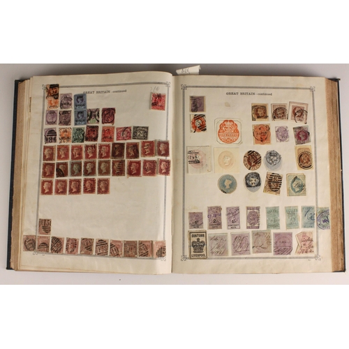 398 - An accumulation of stamps in old albums, to include a good range of material for Europe, Scandinavia... 