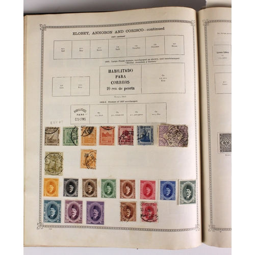 398 - An accumulation of stamps in old albums, to include a good range of material for Europe, Scandinavia... 