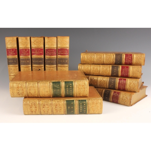 408 - DECORATIVE BINDINGS: Swift (Jonathan) and Roscoe (Thomas), THE WORKS OF JONATHAN SWIFT, D.D. DEAN OF... 