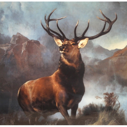 502 - After Sir Edwin Landseer RA (British, 1802-1873),  
'Monarch Of The Glen',  
Limited edition Gouttel... 