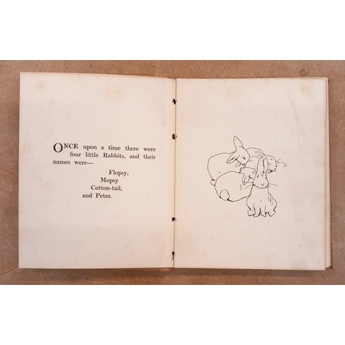 409 - Potter (Beatrix), THE TALE OF PETER RABBIT, first edition, second printing, illustrated brown card b... 