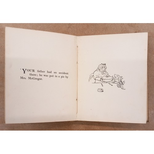 409 - Potter (Beatrix), THE TALE OF PETER RABBIT, first edition, second printing, illustrated brown card b... 