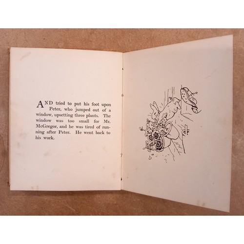 409 - Potter (Beatrix), THE TALE OF PETER RABBIT, first edition, second printing, illustrated brown card b... 