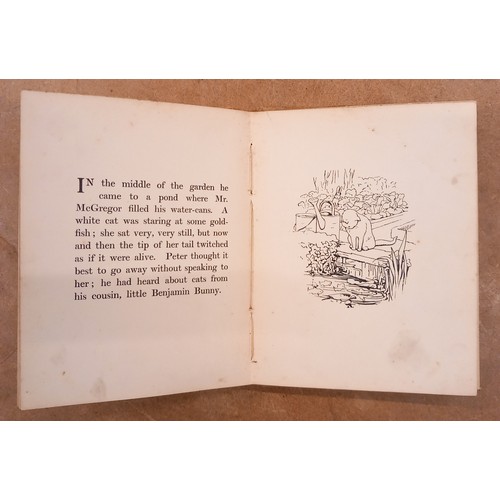 409 - Potter (Beatrix), THE TALE OF PETER RABBIT, first edition, second printing, illustrated brown card b... 